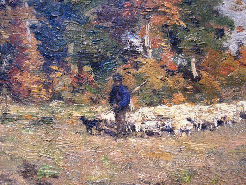 Belgian Paysage by Isidore Verheyden (1846-1905)