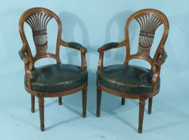 Set of 8 Directoire style (Balloon) Dining Chairs