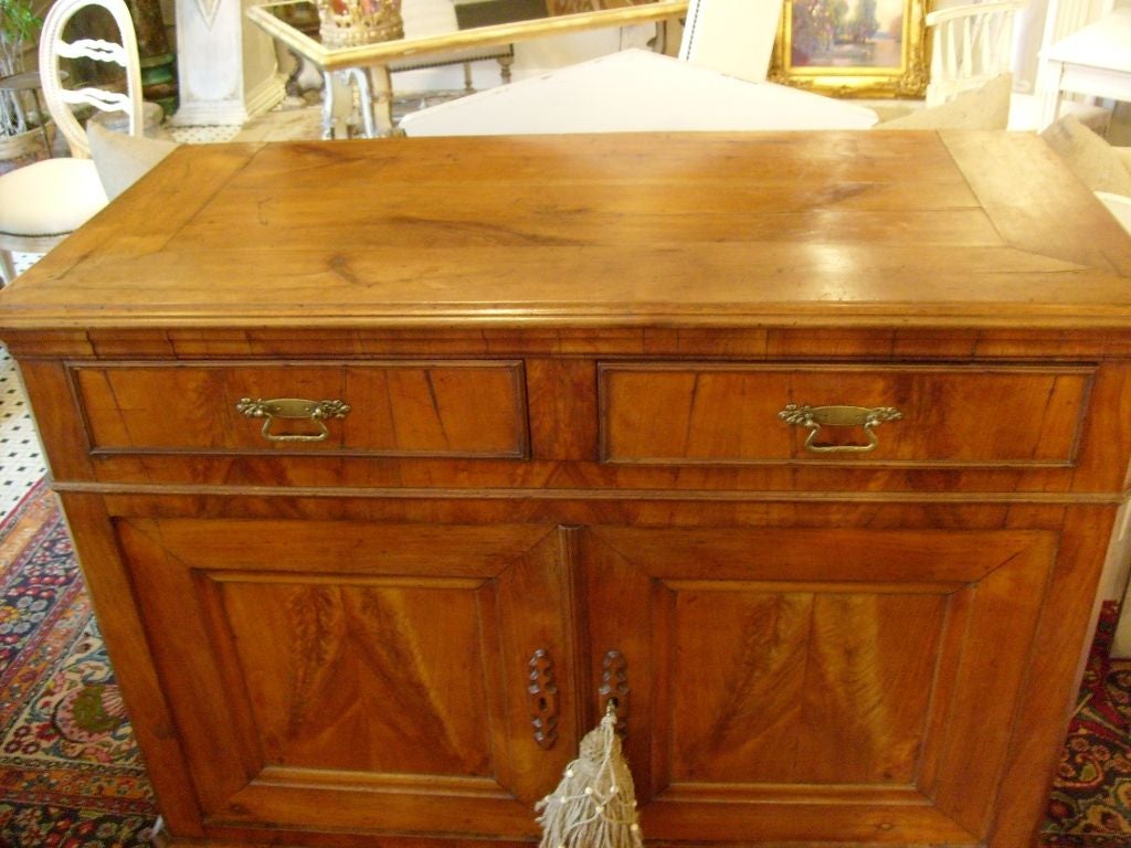 19th C Louis Philippe Solid Cherry Wood Buffet