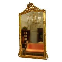 Large Gold Napoleon lll Mirror