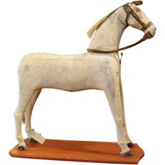 Swedish White Wooden Horse