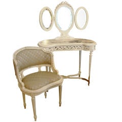 French Vanity & Chair