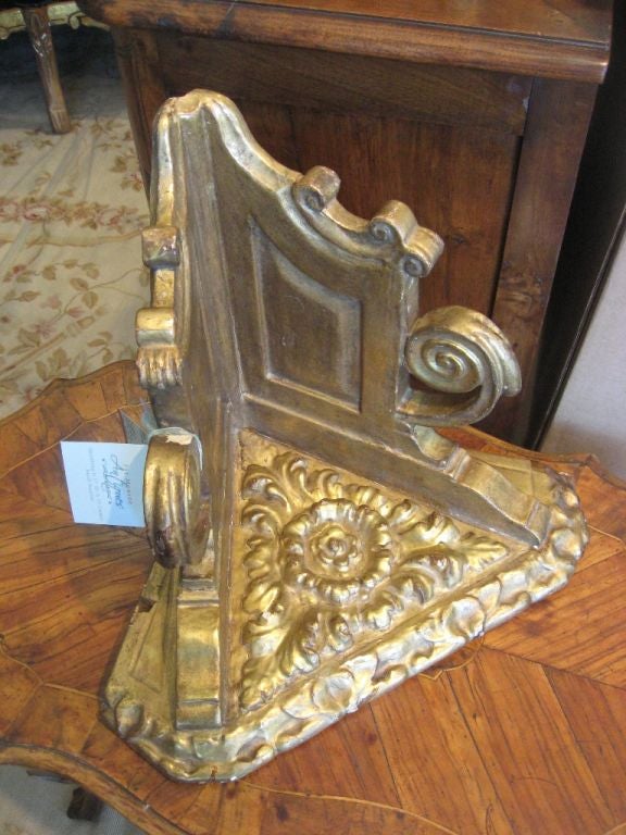 18th C French Giltwood Bracket/Shelf