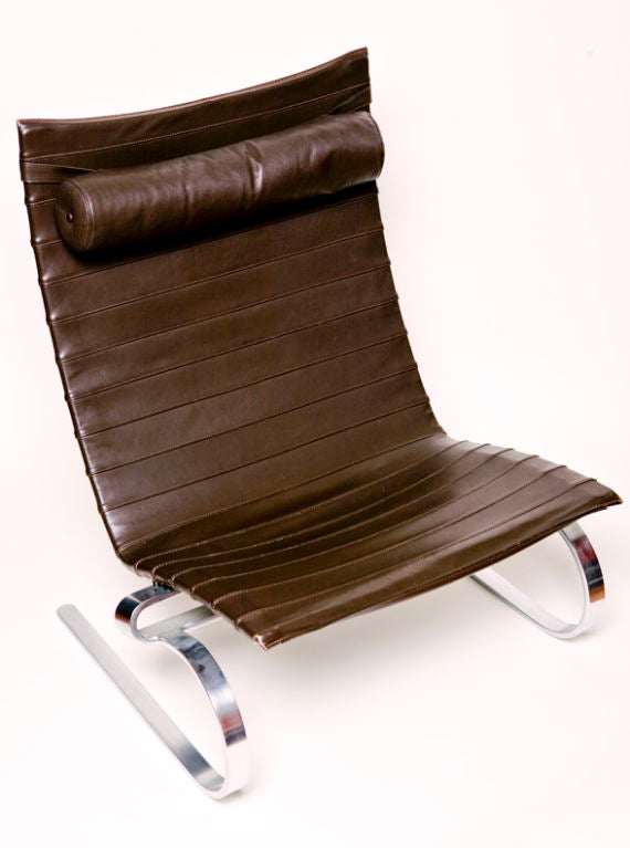 Danish Poul Kjaerholm Pk-20 Easy Chair