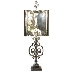 Mexican Silver Shadow Lamp