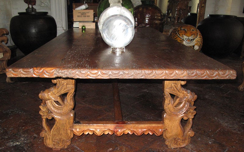 20th Century Mexican Hummingbird Dining Table