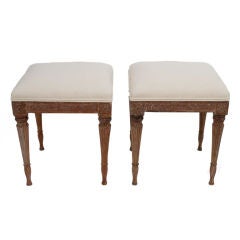 Pair of Gustavian Stools