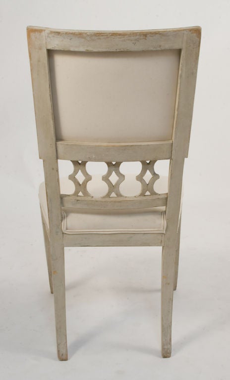 Swedish Set of Four Gustavian Chairs by Erik Ohrmark