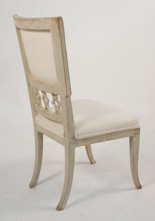 Set of Four Gustavian Chairs by Erik Ohrmark In Excellent Condition In Los Angeles, CA