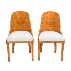 Pair of Russian Empire Chairs