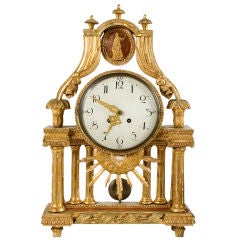 Gustavian Table Clock