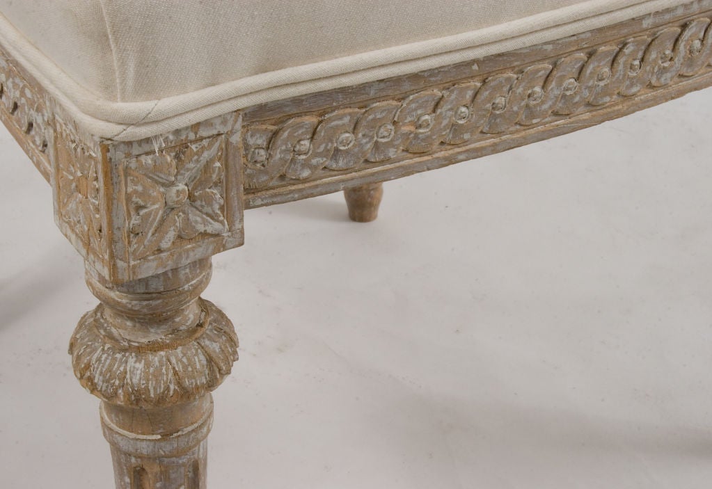 18th Century and Earlier Pair of  signed Lundberg Gustavian Chairs