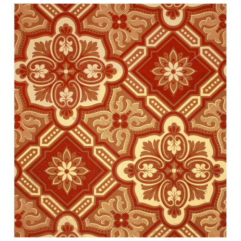 french art nouveau watercolor - moroccan designl.dode, c.1903 french art nouveau watercolor - moroccan designl.dode, c.1903