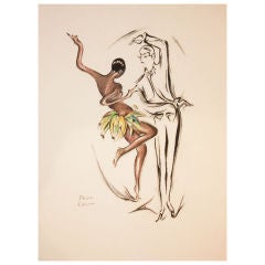 Josephine Baker By Paul Colin - Original Work