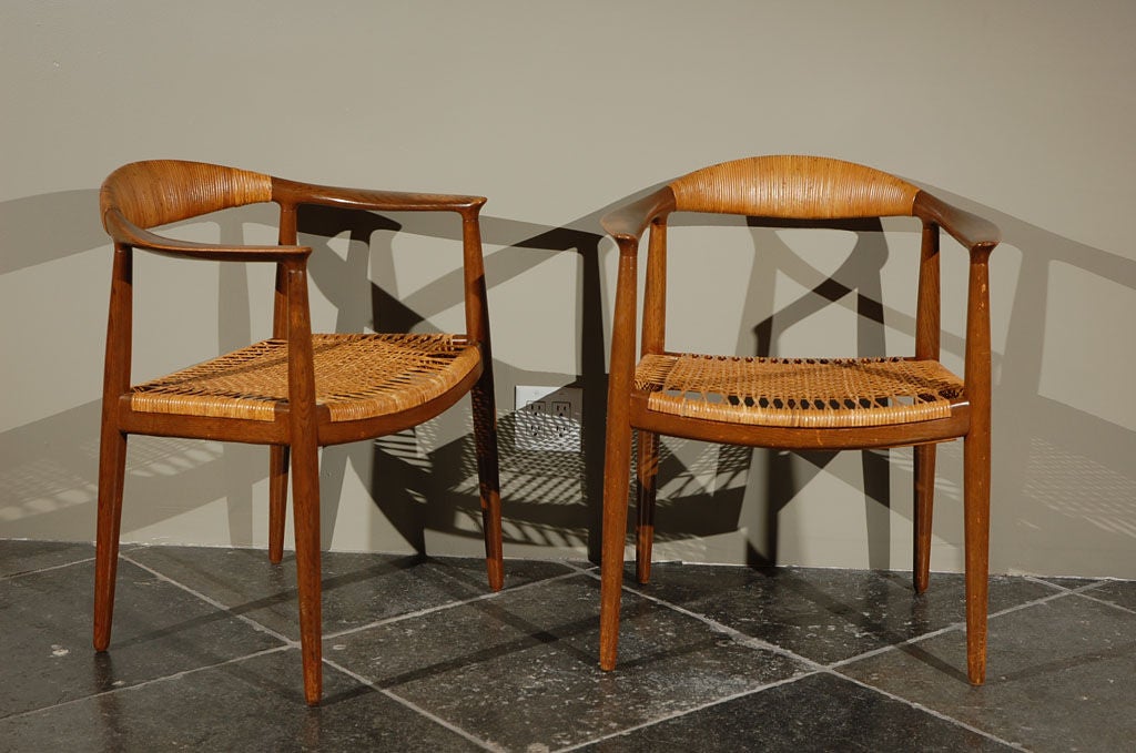Danish Set of Four Chairs by Hans WEGNER 1949