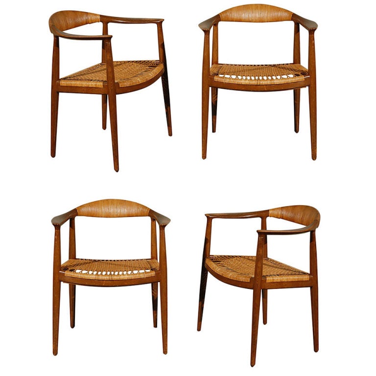 Set of Four Chairs by Hans WEGNER 1949