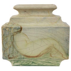 Lachenal French Art Deco, Unique Ceramic Piece 2