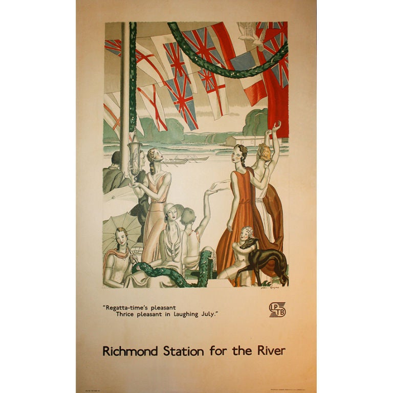 Original Art Deco Poster by Jean DUPAS 1933