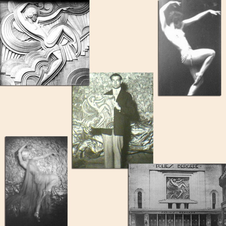 Maurice Picaud (Pico):: 1929 - Art déco - Folies Bergère 1