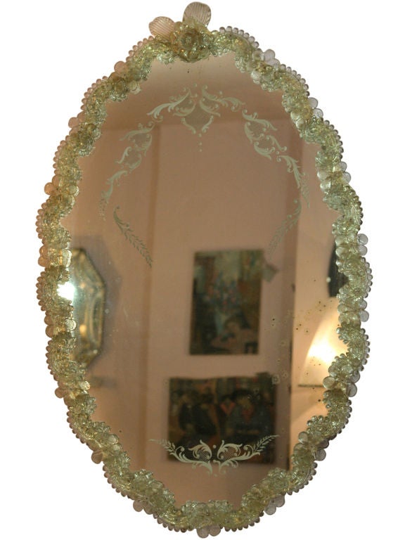 Venetian Mirror With Shelf