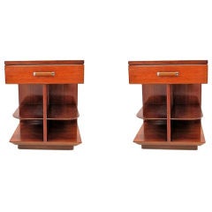 Pair of Bedside Tables by Renzo Rutili for Johnson
