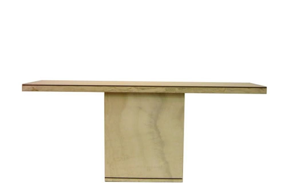 Italian Travertine Console Table for Ello Furniture