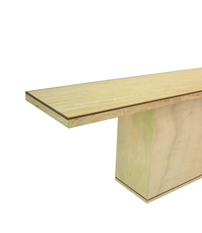 Mid-20th Century Travertine Console Table for Ello Furniture