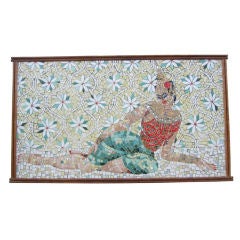 Mosaic Art by Bonnie Jean Malcolm "Cambodian Dancer At Rest" 3