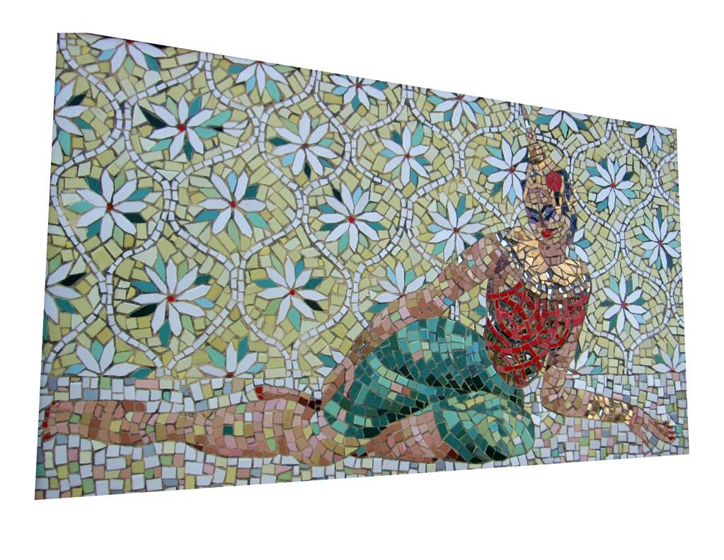 Folk Art Mosaic Art by Bonnie Jean Malcolm 