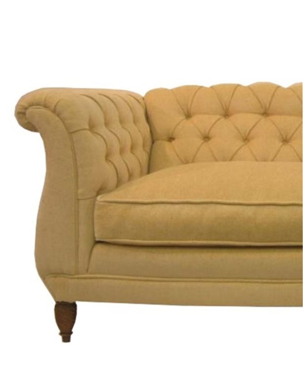 yellow chesterfield sofa