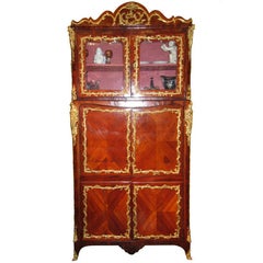Louis XVI Ormolu Bronze-Mounted Rosewood Cabinet
