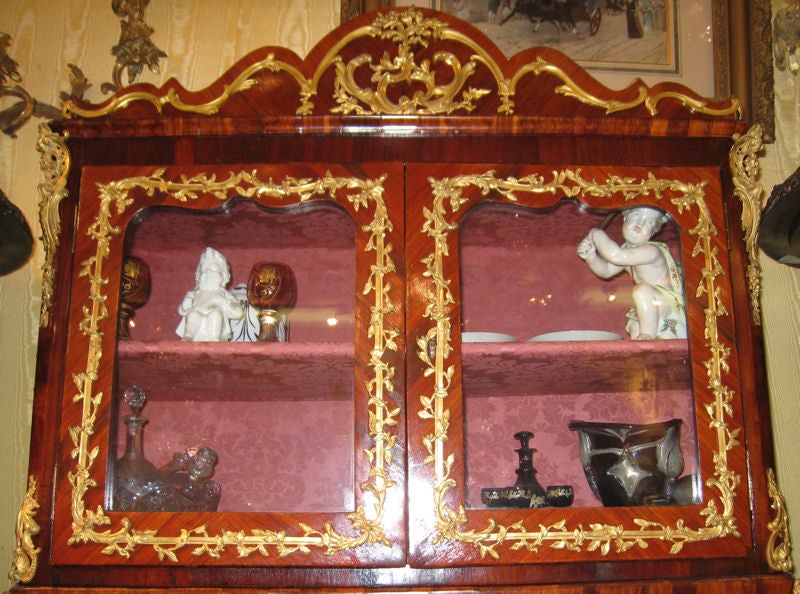 20th Century Louis XVI Ormolu Bronze-Mounted Rosewood Cabinet