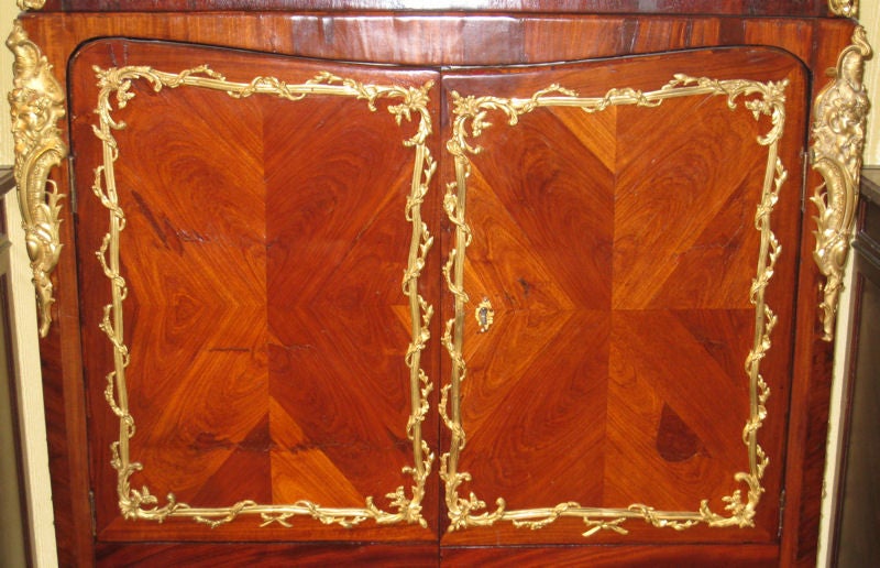 Louis XVI Ormolu Bronze-Mounted Rosewood Cabinet 1
