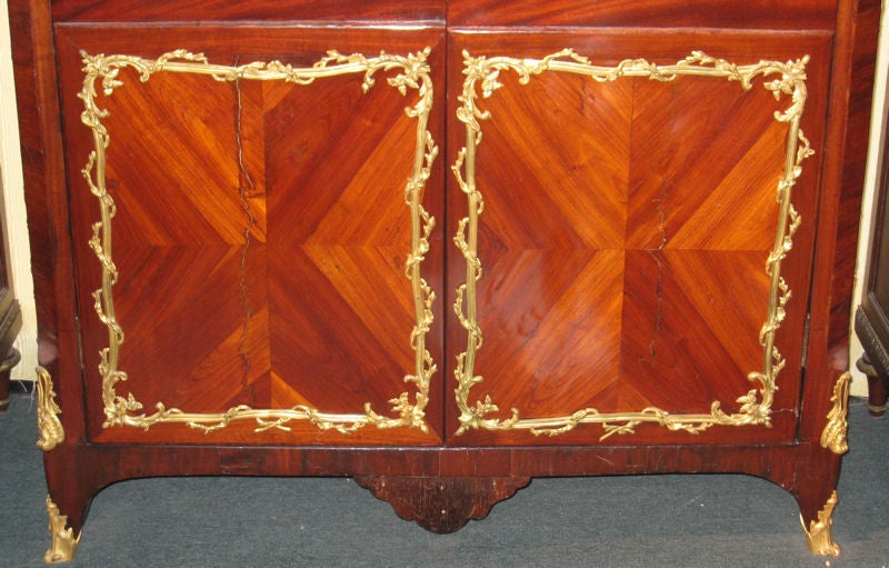 Louis XVI Ormolu Bronze-Mounted Rosewood Cabinet 2