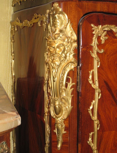 Louis XVI Ormolu Bronze-Mounted Rosewood Cabinet 3