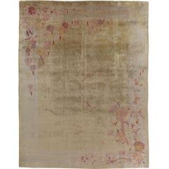 Tapis Art Déco chinois ancien