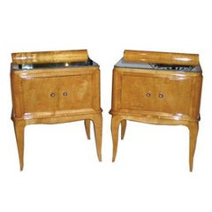 Pair of French Art Deco Nightstands