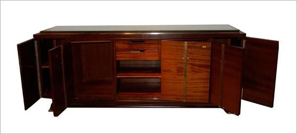 French Art Deco Jules Leleu Buffet In Excellent Condition In Pompano Beach, FL