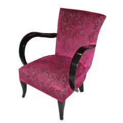 Four French Art Deco Club Chairs 4