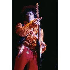 Photograph Of Jimi Hendrix At The Monterey Pop Festival, 1967