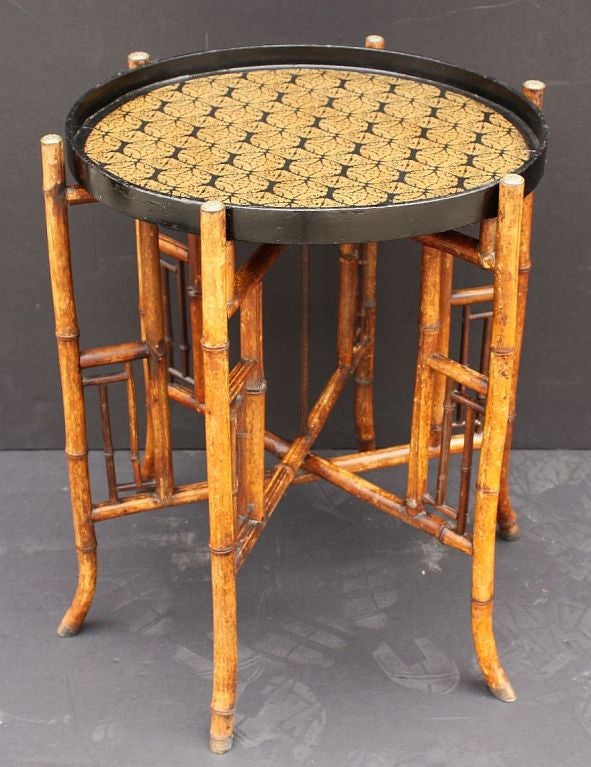 English Bamboo Tray Table