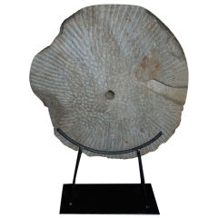 Antique A Large Swedish Grinding Stone