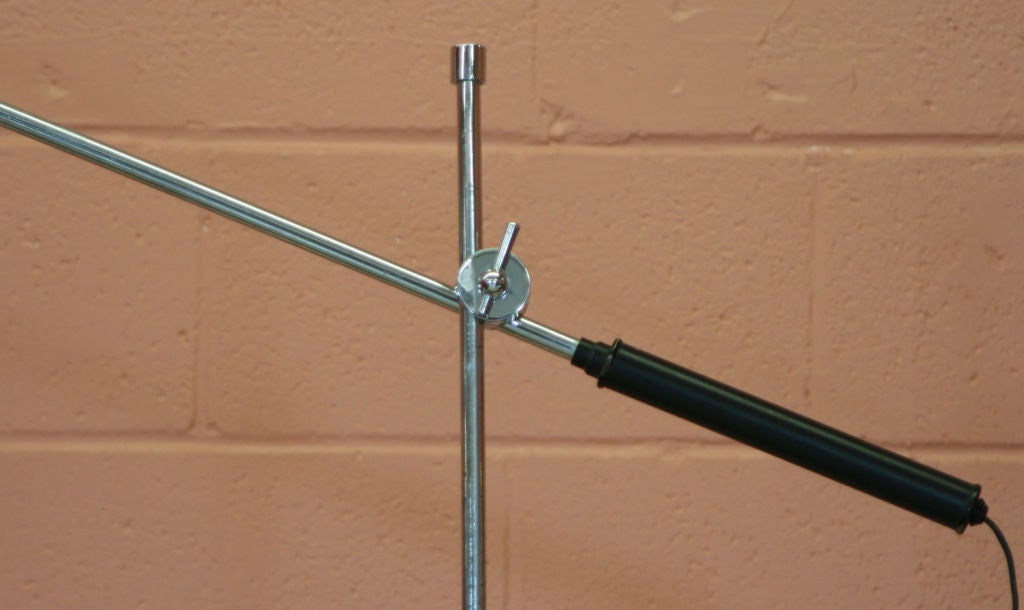 Vintage Italian Adjustable Arm Floor Lamp