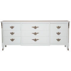 Used 1940s Cream Lacquered Dresser by Henredon