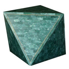 Faux Kryptonite Maitland Smith Side Table