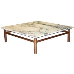 Robsjohn Gibbings Coffee Table with Marble top for Widdicomb