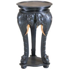 Anglo Indian Elephant Side Table