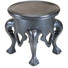 Lacquered Rosewood Portuguese Colonial Side Table
