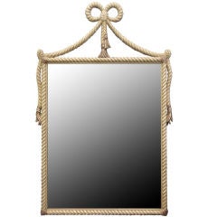 Carved Rope and Tassel Form Mirror 6