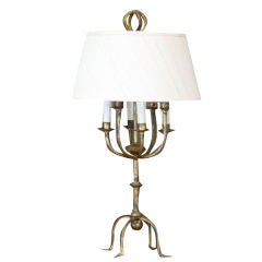 1940s Spanish Gilt Iron Lamp